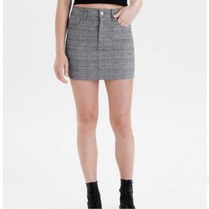 American Eagle Plaid High Rise Mini Skirt